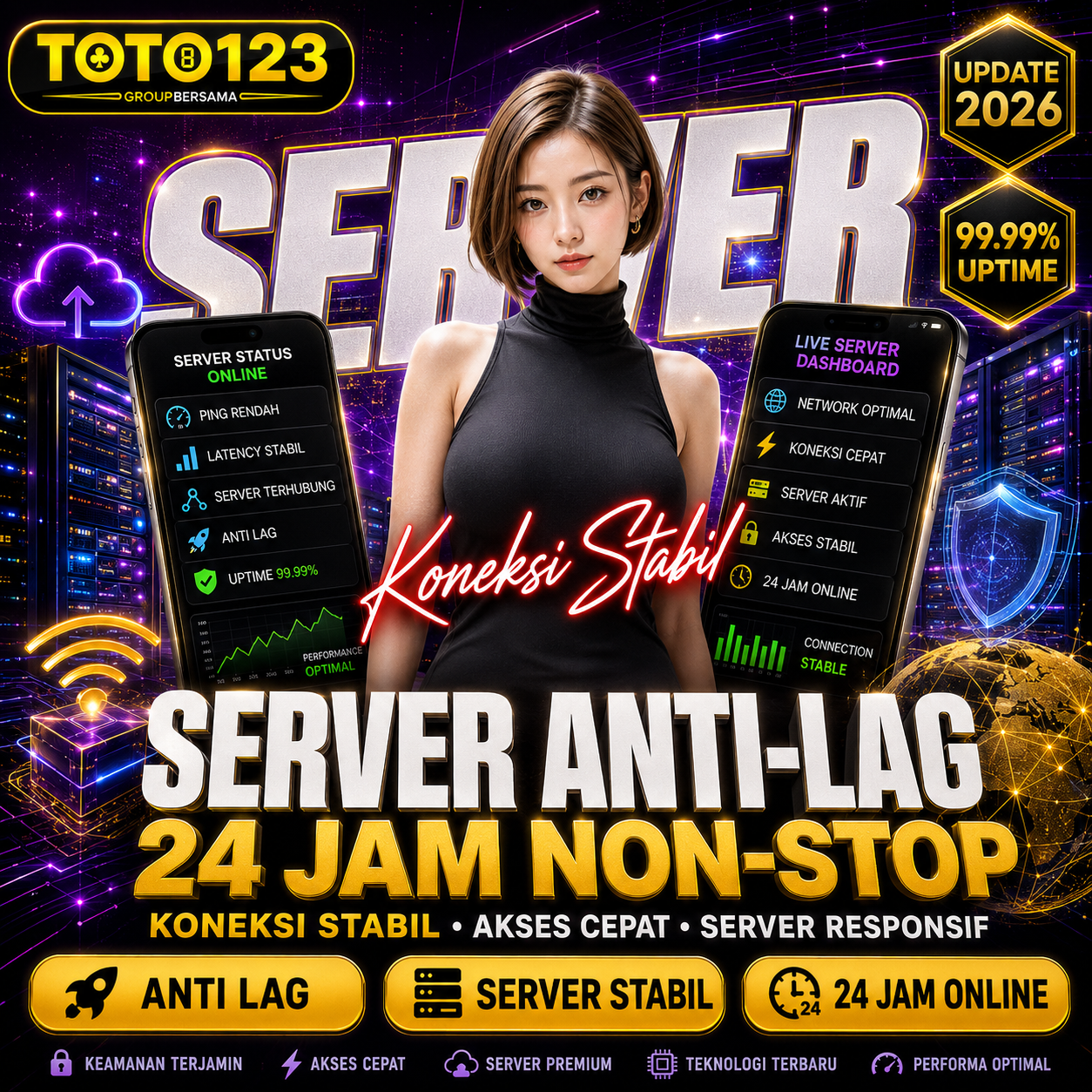 TOTO123 - Server Anti-Lag & Koneksi Stabil 24 Jam Non-Stop 2026